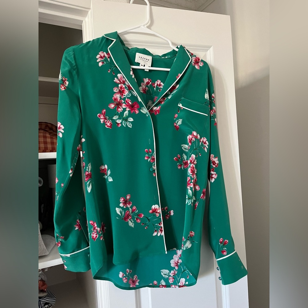 Sézane silk blouse